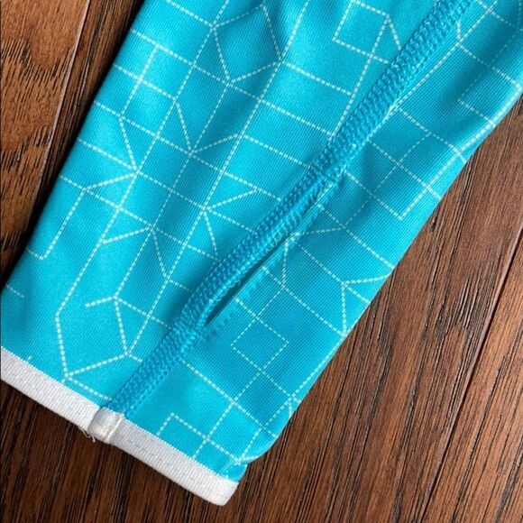 Blue Nike Pro Quarter Zip Pullover - Picture 6 of 7